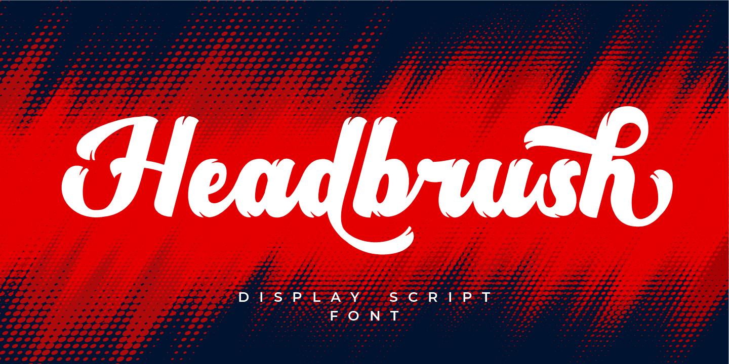 Шрифт Headbrush